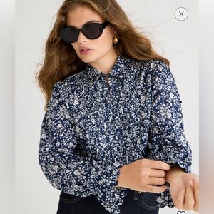 ***FINAL PRICE***

NWT-J Crew Summer Blooms pop over top Size XXS